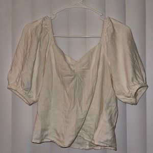 Off Shoulder Cream Top